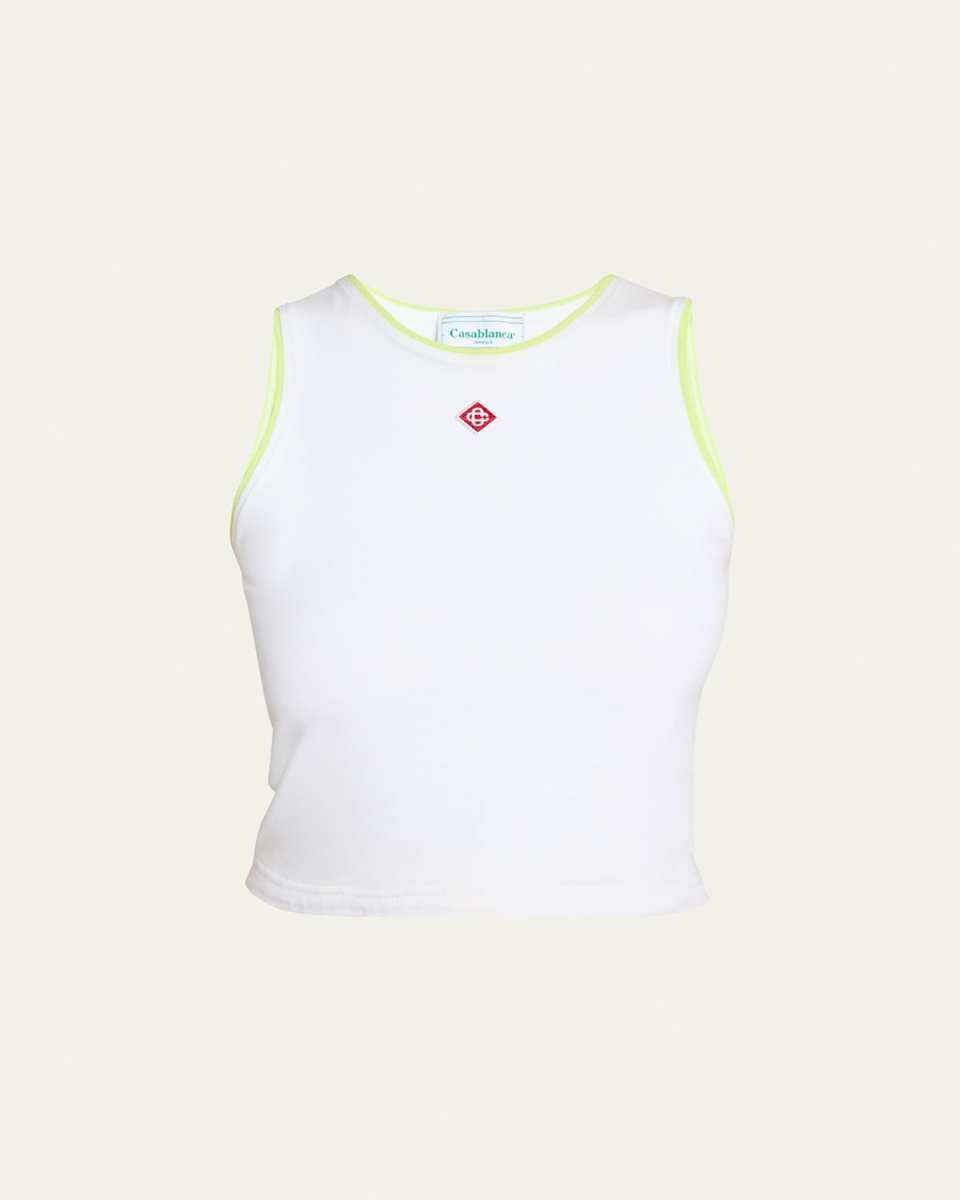 Mini Logo Patch Baby Tank Top